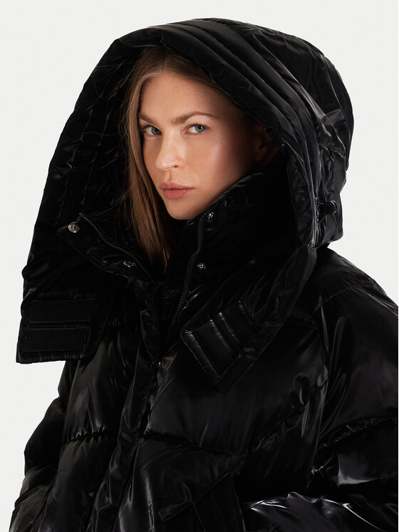 ONLY ONLY Зимно яке Bergen 15351969 Черен Oversize