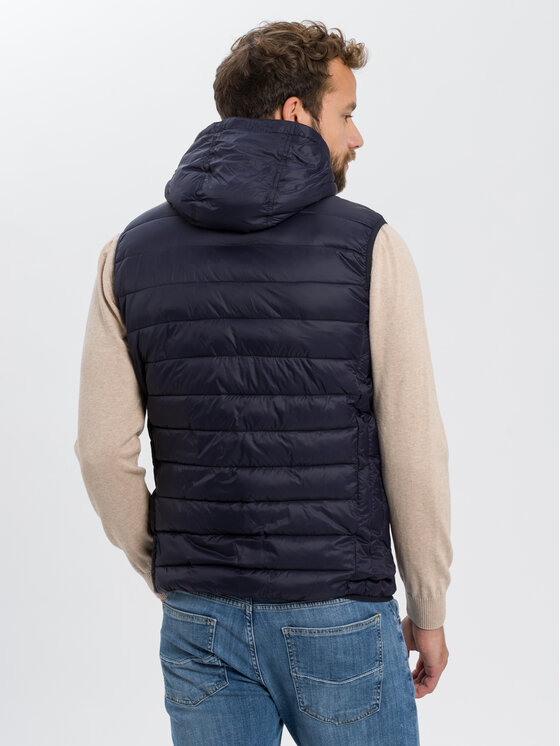 Cross Jeans Cross Jeans Kamizelka 40238-001 Granatowy Regular Fit