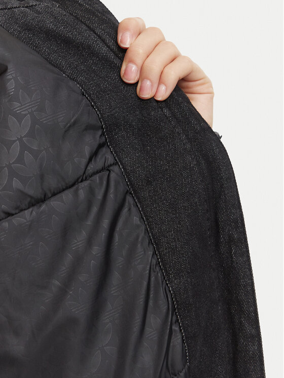 adidas adidas Τζιν μπουφάν Firebird Jacket KT4233 Μαύρο Regular Fit