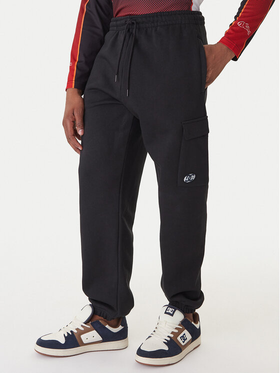 DC DC Долнище анцуг EDYFB03094 Черен Regular Fit