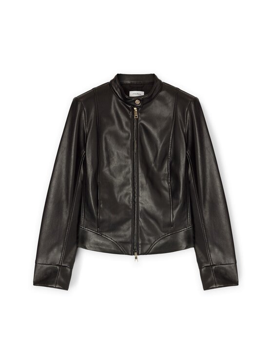 Motivi Motivi Giacca in similpelle R315Q101080N033 Nero Baggy Fit