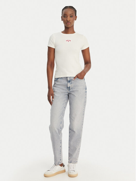 Guess Jeans Guess Jeans Τζιν W6GA0D D5M57 Μπλε Straight Leg