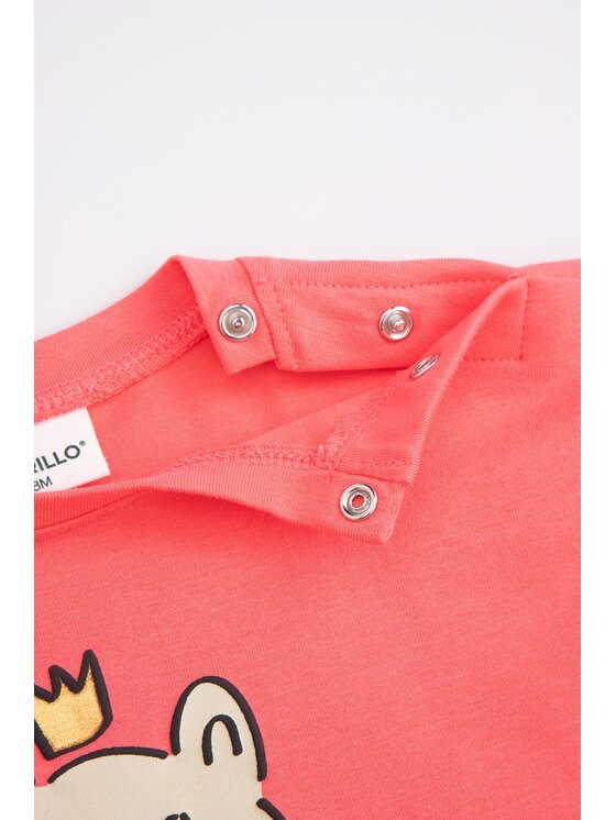Coccodrillo Coccodrillo T-Shirt ZC4143101HGN-007 Różowy Regular Fit