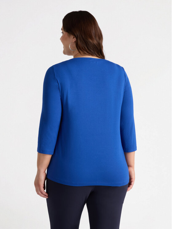 Fiorella Rubino Fiorella Rubino T-shirt G147L008457N0V4 Blu Regular Fit
