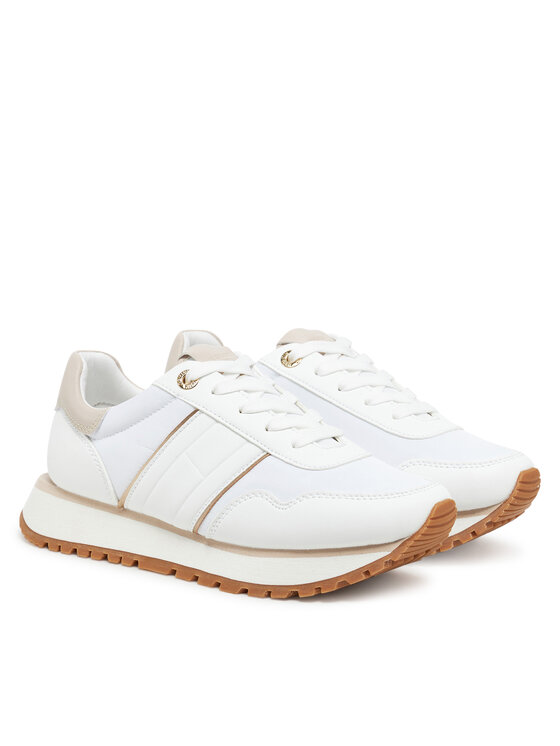Tommy Hilfiger Tommy Hilfiger Sneakersy Low Cut Lace T3A9-33758-1695 S Biały