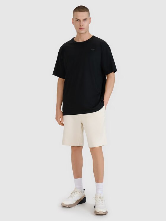 4F 4F T-shirt 4FRSS25TTSHM2686-20S Nero Oversize