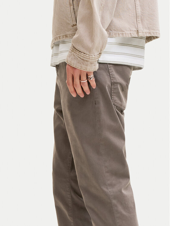 Jack & Jones Jack & Jones Hlače Clark Finn 12293328 Smeđa Regular Fit