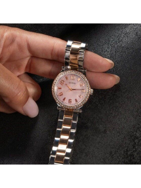 Guess Guess Zegarek GW0686L4 Różowe złoto