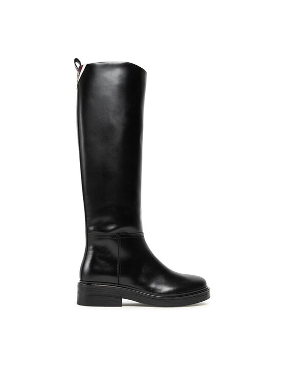 Cizme Tommy Hilfiger Cool Elevated Longboot FW0FW07488 Black BDS