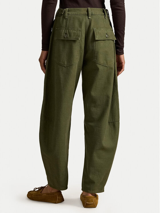 Polo Ralph Lauren Polo Ralph Lauren Szövet nadrág 211A93147002 Zöld Relaxed Fit
