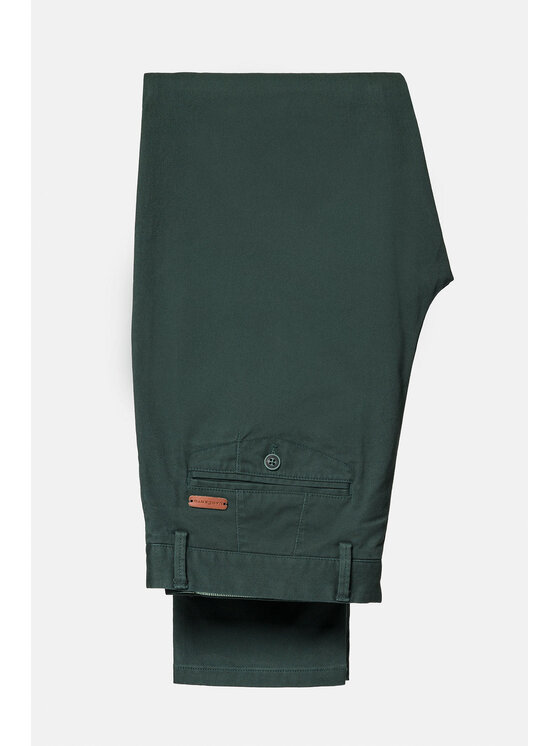 Lancerto Lancerto Spodnie materiałowe Monaco SP082123000004 Zielony Slim Fit