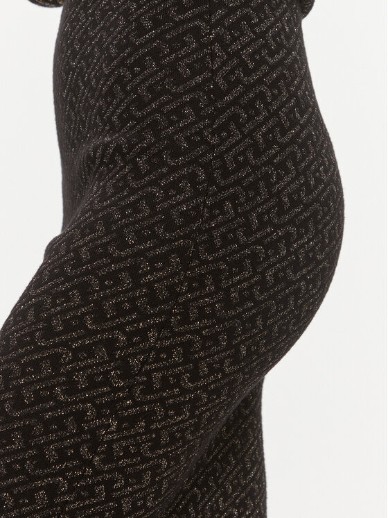 Liu Jo Liu Jo Tiesus sijonas MF3169 MA49I Juoda Slim Fit