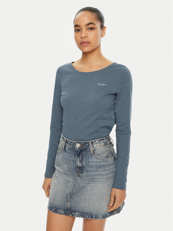 Marc O'Polo Marc O'Polo Bluse 408 2183 52007 Blau Regular Fit