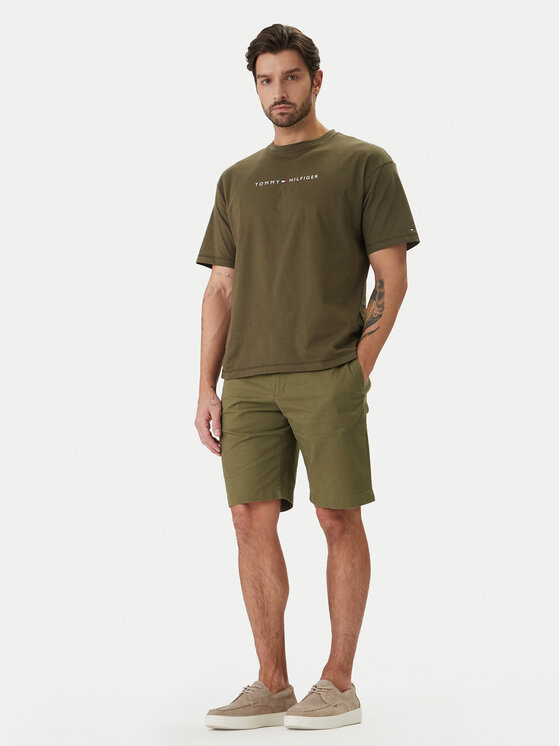 Tommy Hilfiger Tommy Hilfiger T-shirt UM0UM03643 Cachi Regular Fit