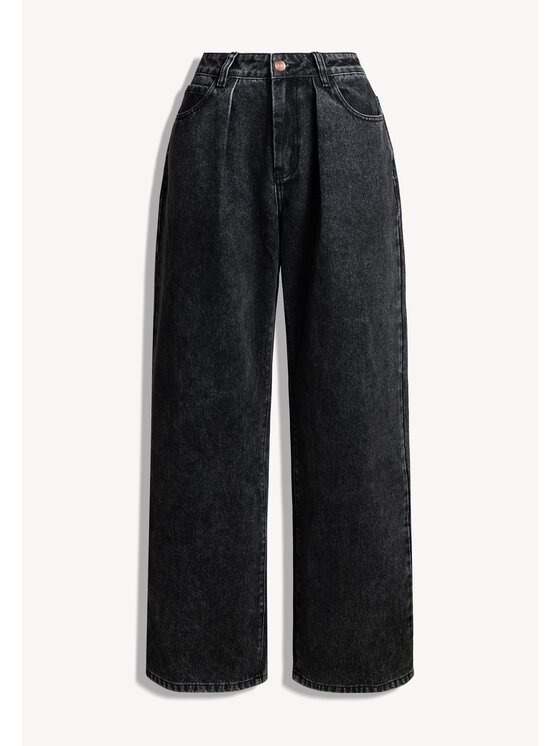 BIZUU BIZUU Jeansy LEYLA REGULAR JEANS Szary Standard Fit