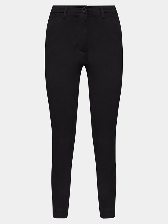 Sisley Pantaloni chino 4BYW55AH6 Negru Regular Fit