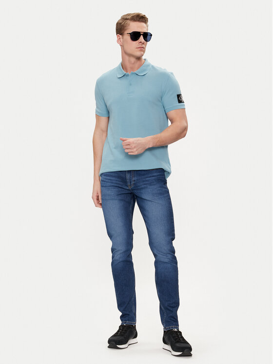 Calvin Klein Jeans Calvin Klein Jeans Tricou polo J30J323394 Albastru Regular Fit