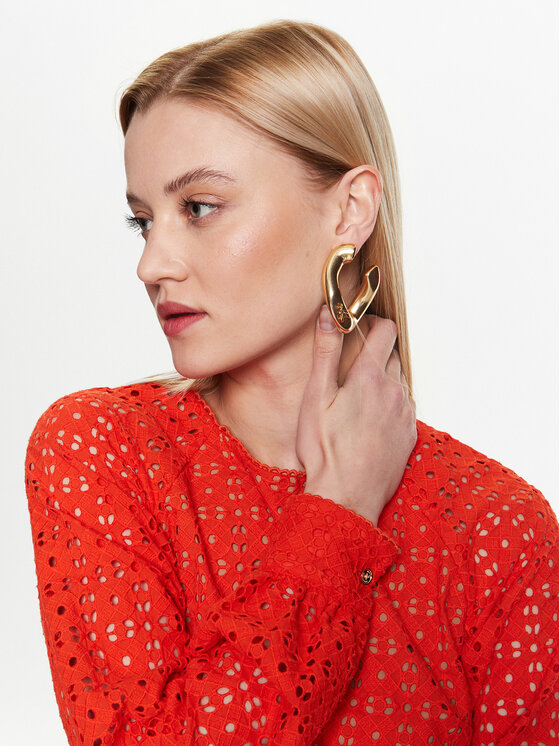 MICHAEL Michael Kors MICHAEL Michael Kors Φόρεμα καθημερινό MS381M68BK Πορτοκαλί Regular Fit