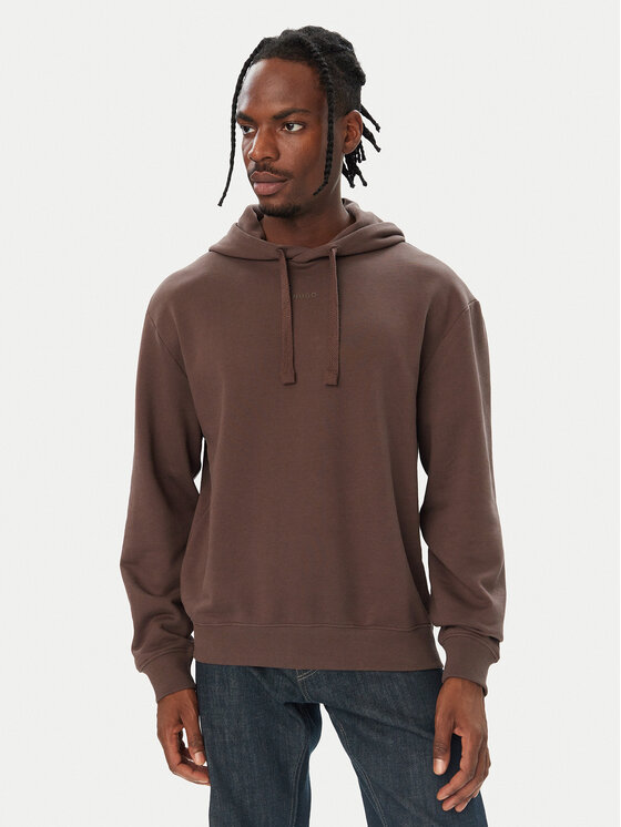 HUGO HUGO Pluus Dapo 50486478 Tumepruun Relaxed Fit