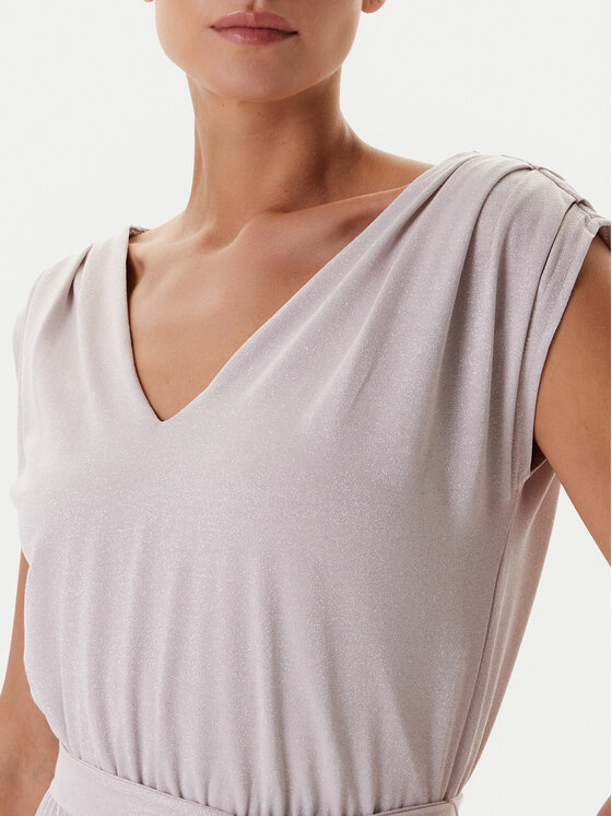 TATUUM Tatuum Sukienka koktajlowa Luri T2508.209 Beżowy Regular Fit