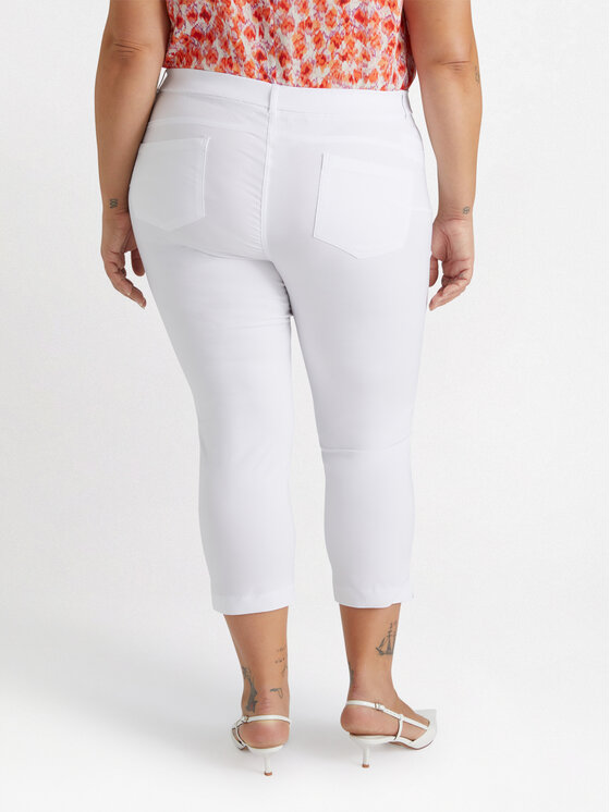 Fiorella Rubino Fiorella Rubino Pantaloni di tessuto P155L002143N001 Bianco Regular Fit