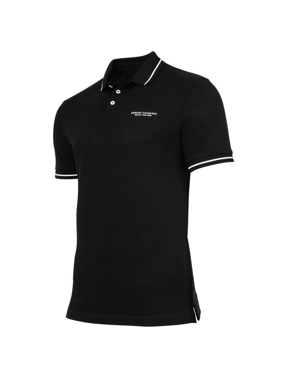 Armani Exchange Armani Exchange Polo 25418 Czarny Comfort Fit
