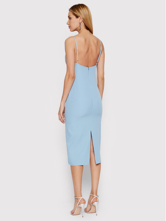 Vestito da giorno Becca HSM017 Blu Slim Fit