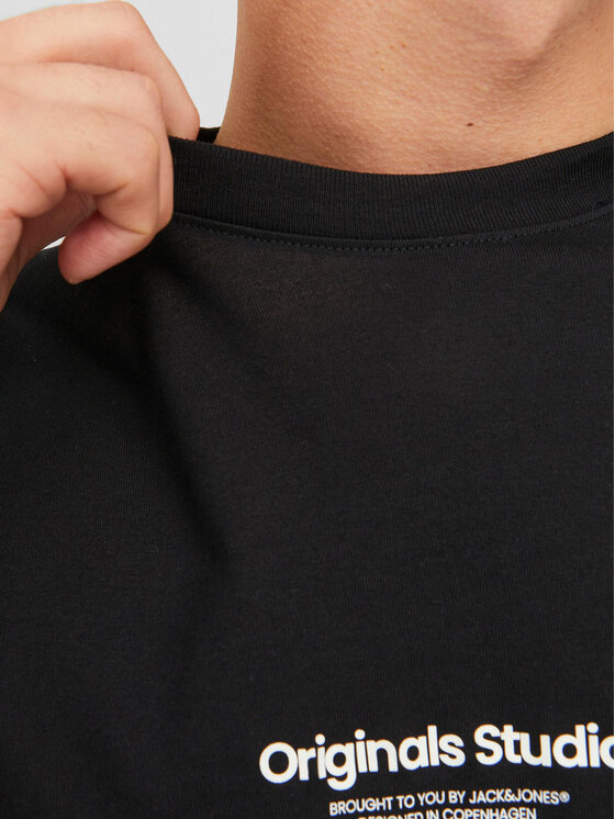 Jack&Jones Jack&Jones T-shirt Vesterbro 12240121 Crna Relaxed Fit