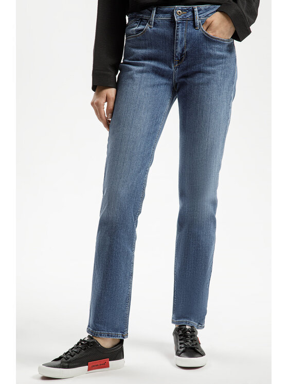 Cross Jeans Cross Jeans Jeansy N 492-006 Niebieski Straight Leg