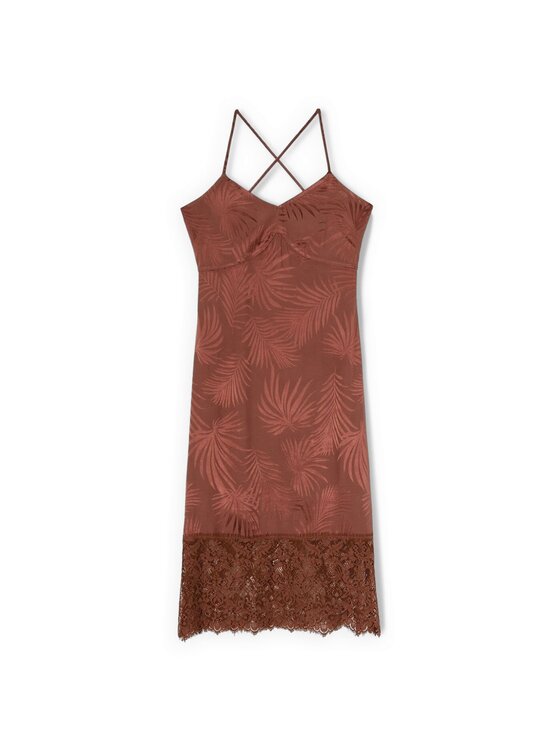 Motivi Motivi Vestito da giorno 7096Q003529N0V2 Marrone Slim Fit