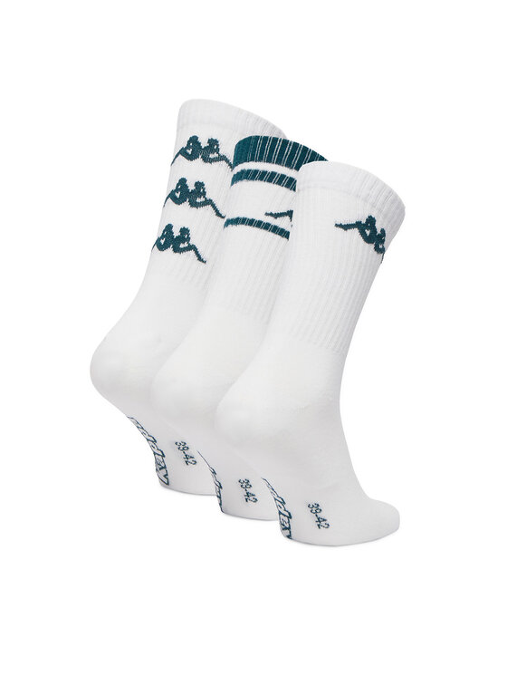 Kappa Kappa Dlhé ponožky CEO_KR_SUPERT_SS26(3-PACK) Biela