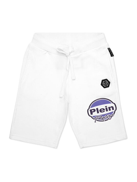 PHILIPP PLEIN PHILIPP PLEIN Pantaloncini 28181 Bianco Jogger Fit