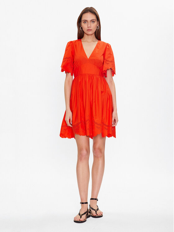 TWINSET TWINSET Лятна рокля 231TT2301 Оранжев Regular Fit