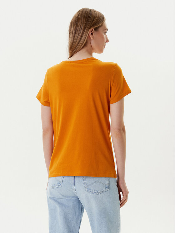 Mustang Mustang T-Shirt Alma 1016155 Oranžová Regular Fit