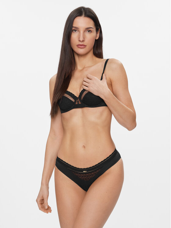 Chantelle Chantelle Σουτιέν με μπανέλα Monogram C11ZM0 Μαύρο