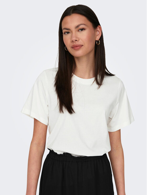 JDY JDY Футболка Pisa 15292431 Білий Regular Fit