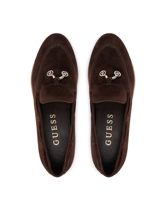 Guess Guess Лофери FLTNAI SUE14 Коричневий