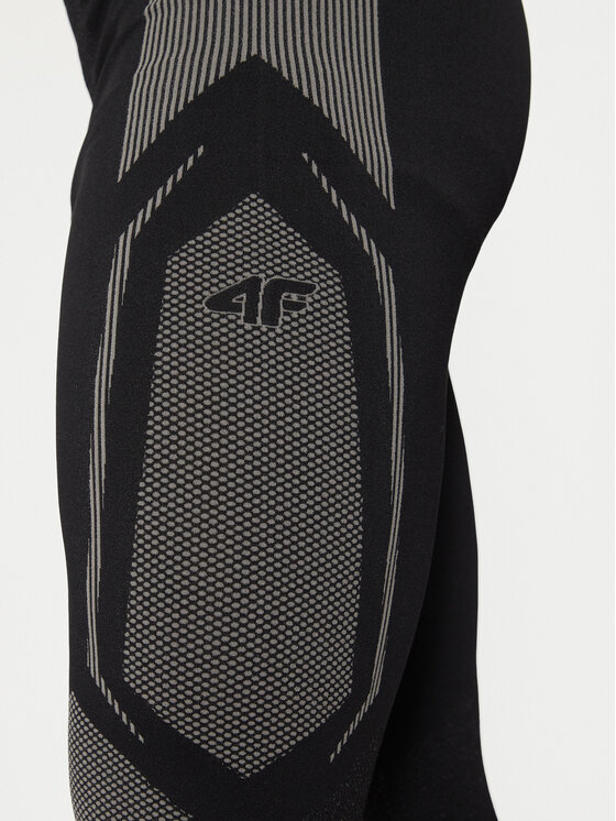 4F 4F Bielizna termoaktywna dolna 4FWAW24USEAM166 Czarny Slim Fit