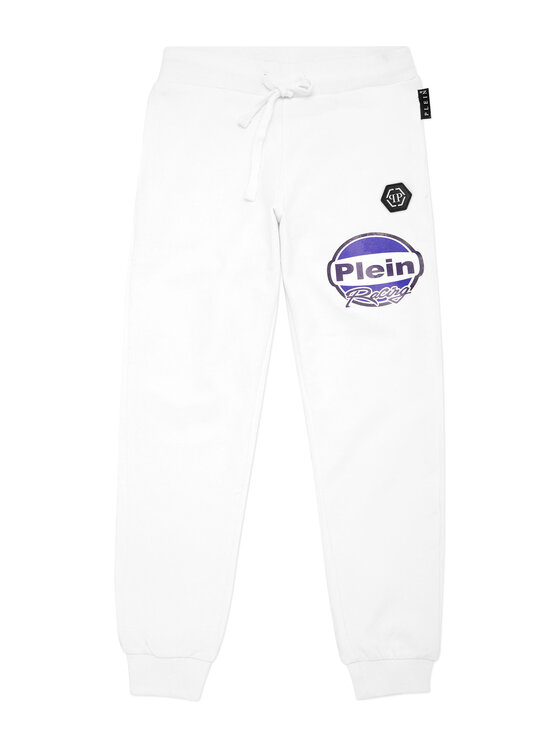 PHILIPP PLEIN PHILIPP PLEIN Spodnie dresowe 28183 Biały Jogger Fit
