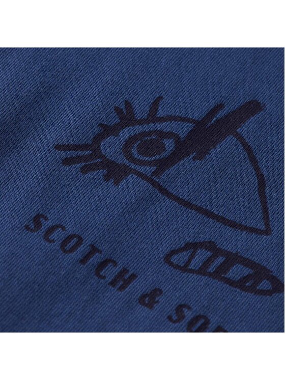 Scotch & Soda Scotch & Soda T-Shirt 28124 Niebieski Comfort Fit