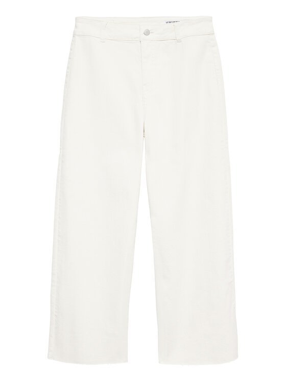 Vero Moda Vero Moda Ohlapne hlače Wild Kayla 10307837 Bela Wide Leg