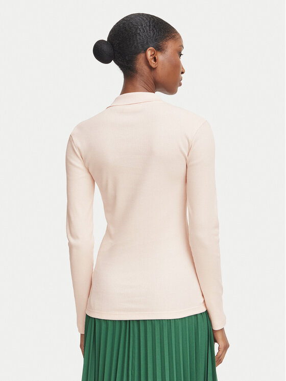 Lacoste Lacoste Polo DF5281 Różowy jasny Slim Fit