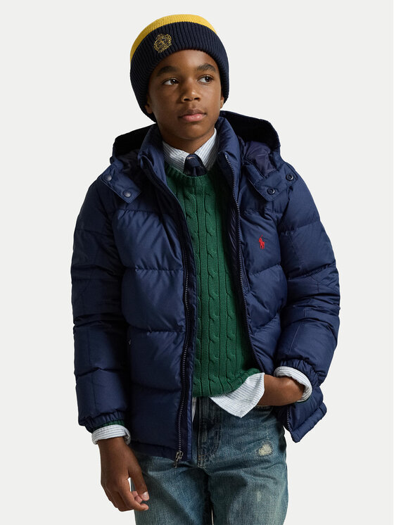 Polo Ralph Lauren Kurtka puchowa 323969861002 Granatowy Regular Fit