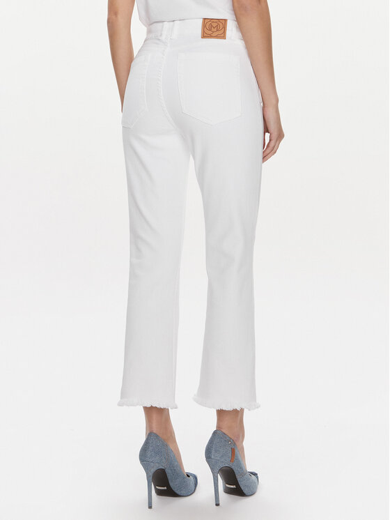 Marella Marella Jeansy Ovest 2413131094 Biały Regular Fit