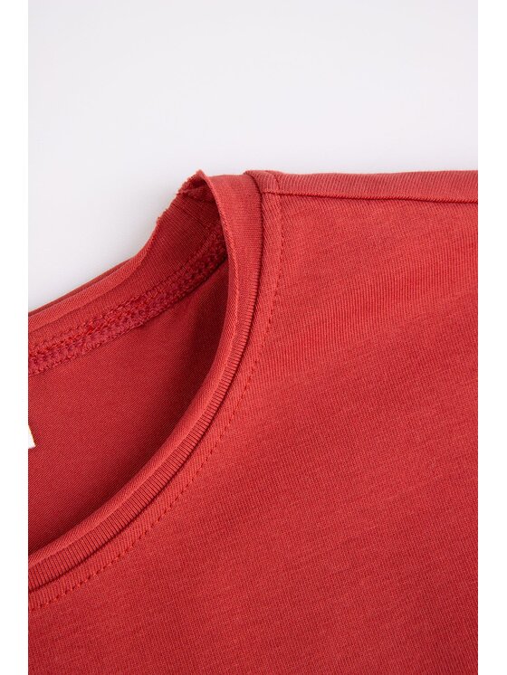 Coccodrillo Coccodrillo T-Shirt ZC4143101RGJ-017 Bordowy Regular Fit