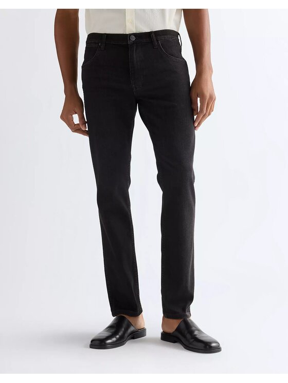 Wrangler Wrangler Jeansy 112377762 Czarny Regular Fit