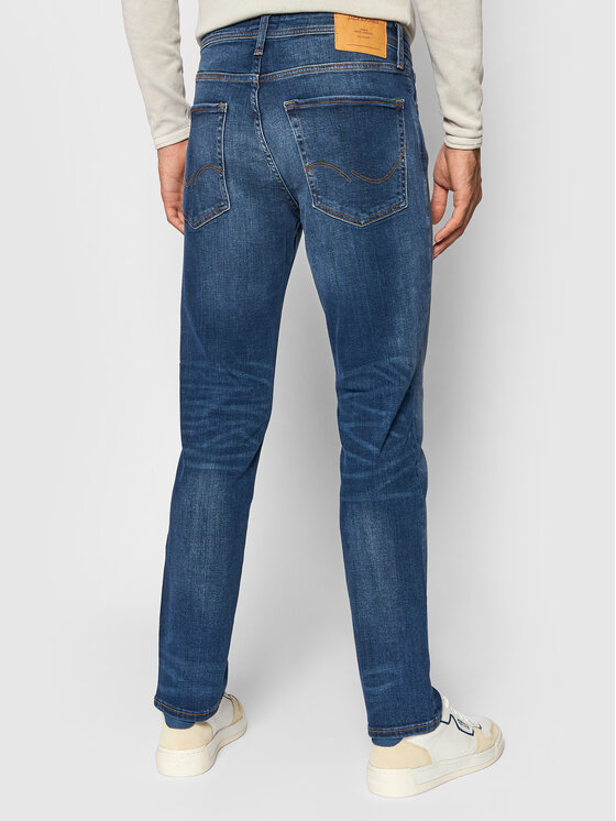 Jack&Jones Jack&Jones Дънки Tim Original 12146384 Тъмносин Slim Fit