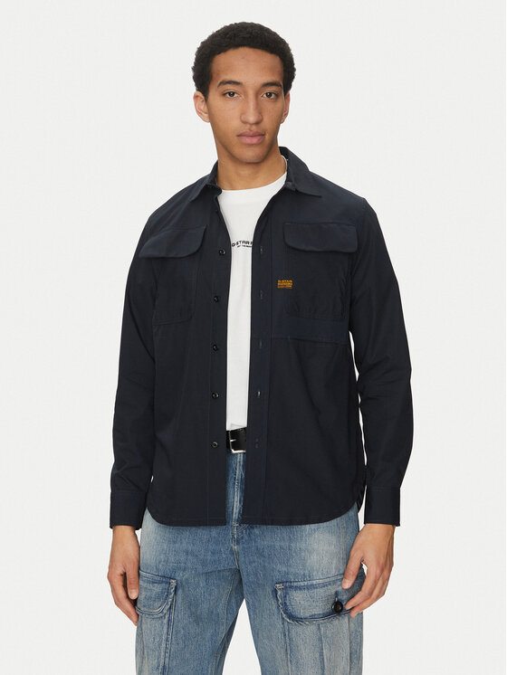 G-Star Raw G-Star Raw Košulja Cpo Utility D26470-C973 C742 Tamnoplava Regular Fit