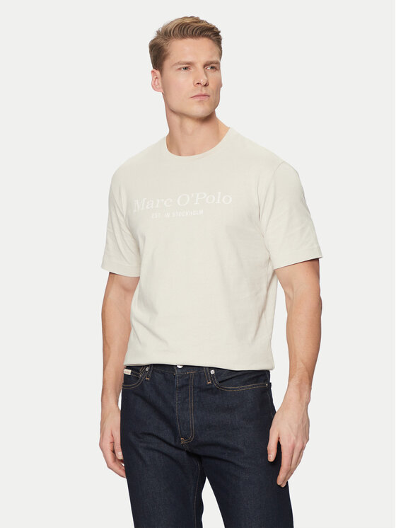 Marc O'Polo Marc O'Polo T-Shirt 520 2012 51052 Béžová Regular Fit
