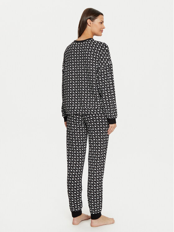 Guess Guess Pyjama O5RX09 KCMB2 Schwarz Regular Fit